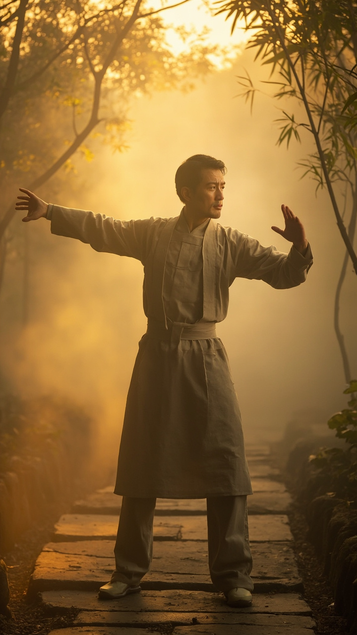 Morning wellness practice aligned with TCM body clock